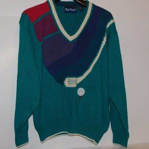 Par Four Men's Golf Sweater Winter Large